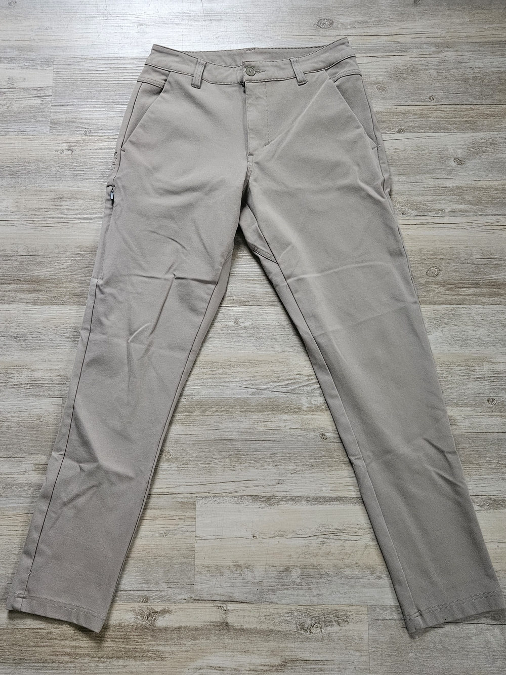 BYLT Basics Men's Beige Everyday Pant 2.0 Slim Fit Chino Pants 31 Stretch